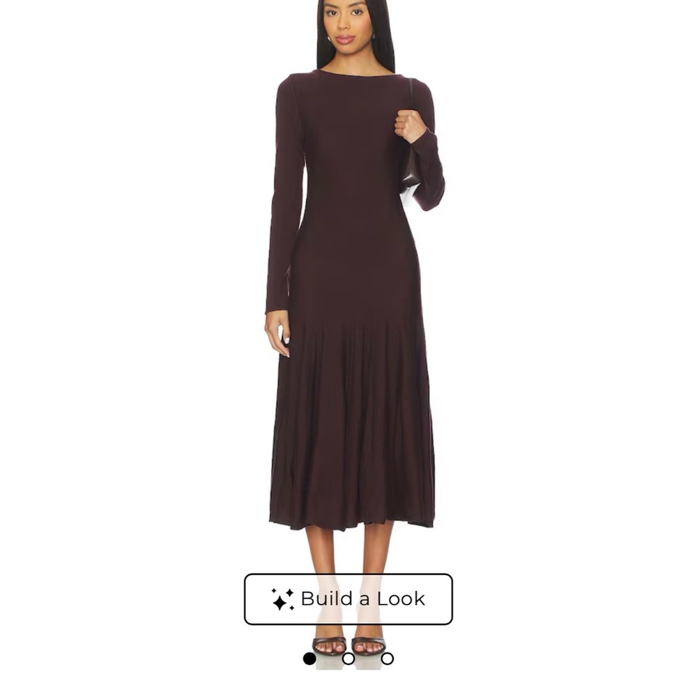 Doreyda Sweater Dress in Eggplant